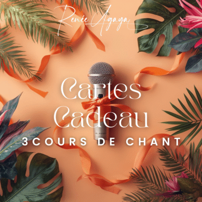 Carte Cadeau 3 Cours de Chant